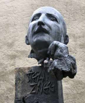 Stefan Zweig - Büste auf dem Salzburger Kapuzinerberg
